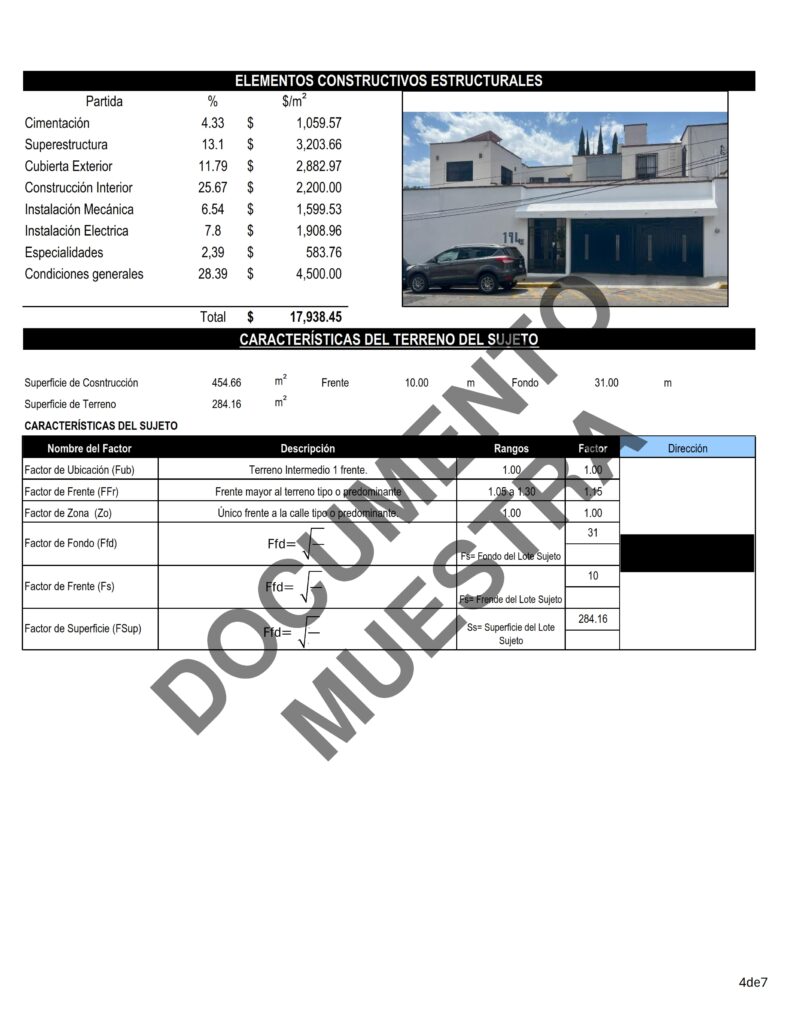 Formato Avalúo Judicial de Michoacán 4